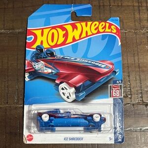 2021 Mattel Hot Wheels Ice Shredder Red and Blue Car Bundle 2/$15